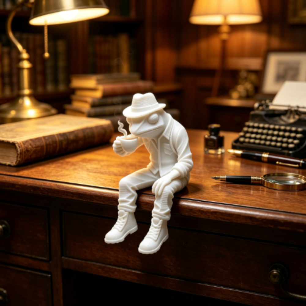 Vintage Home Textiles - Vintage Western Outfit Frog Mini Figurines