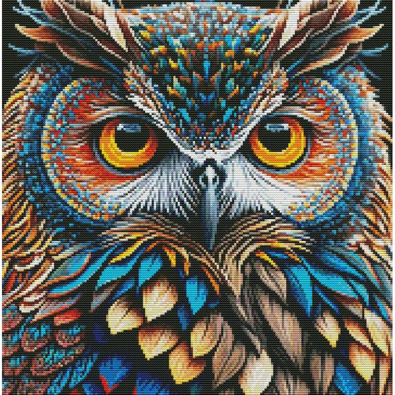 Home Textiles Discount - Owl DIY Animal Pattern Cross Stitch