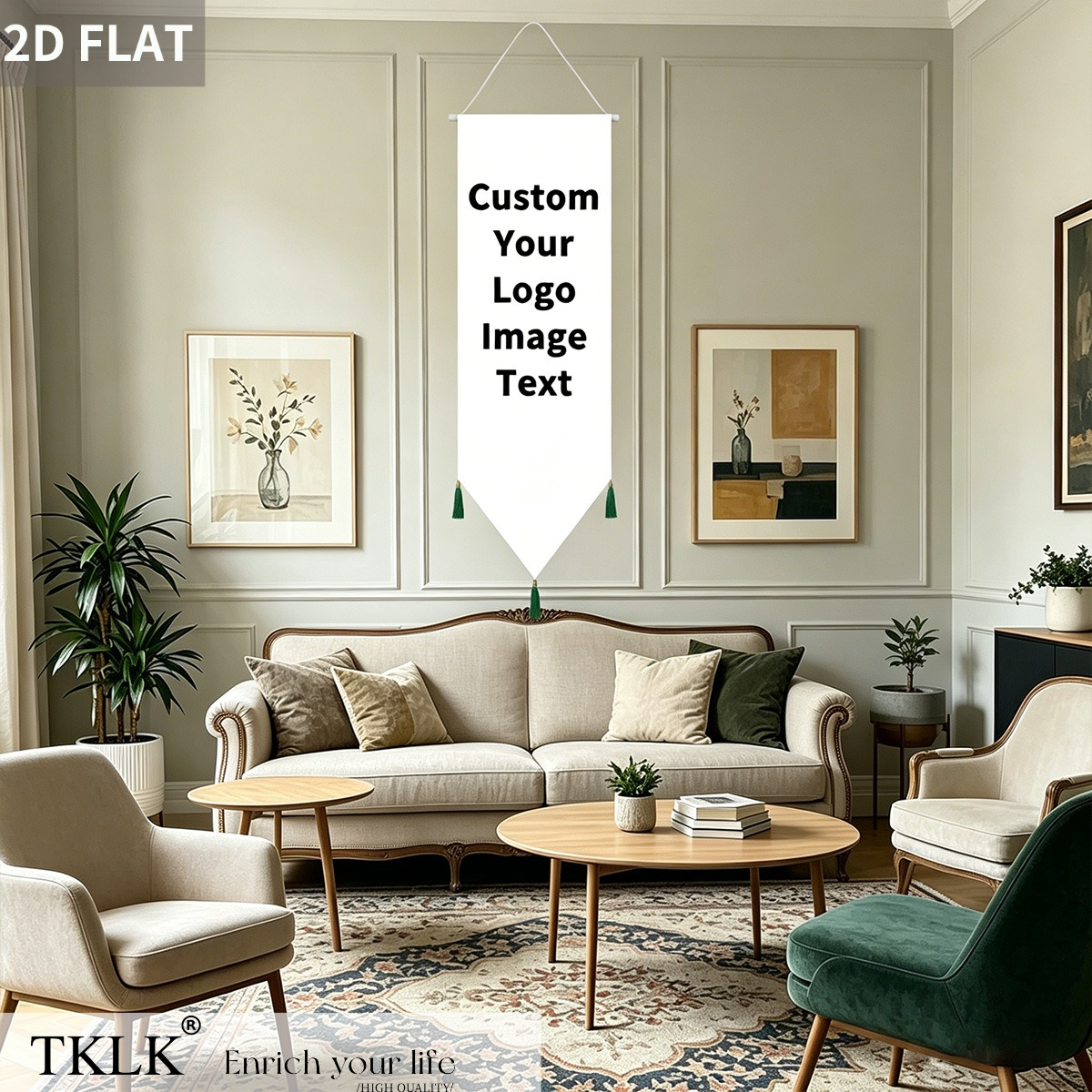 2D FLAT 1pc Custom Durable Pol - Home Textiles Images recensie en prijs