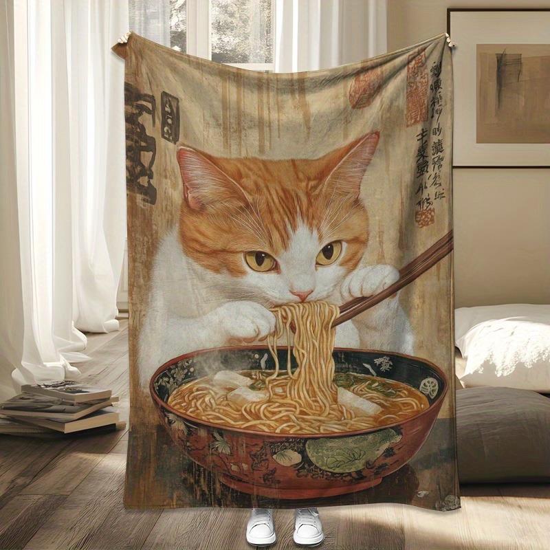 Anime image of a yellow cat Fl - Home Textiles Images recensie en prijs