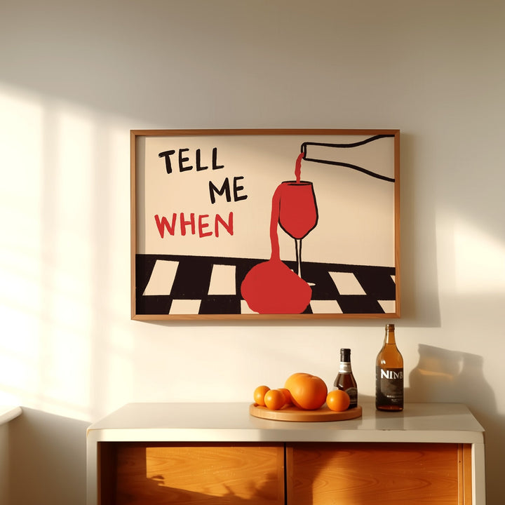Vintage Tell Me When Drink Can - Vintage Home Textiles recensie en prijs