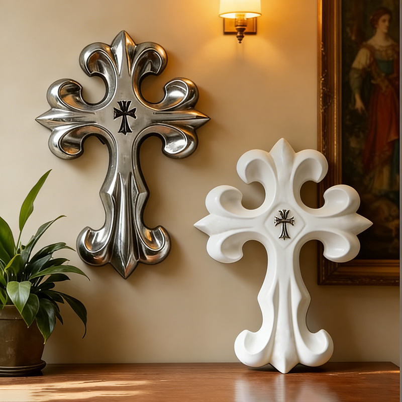 Retro Cross Wall Decor Gothic  - Vintage Home Textiles recensie en prijs