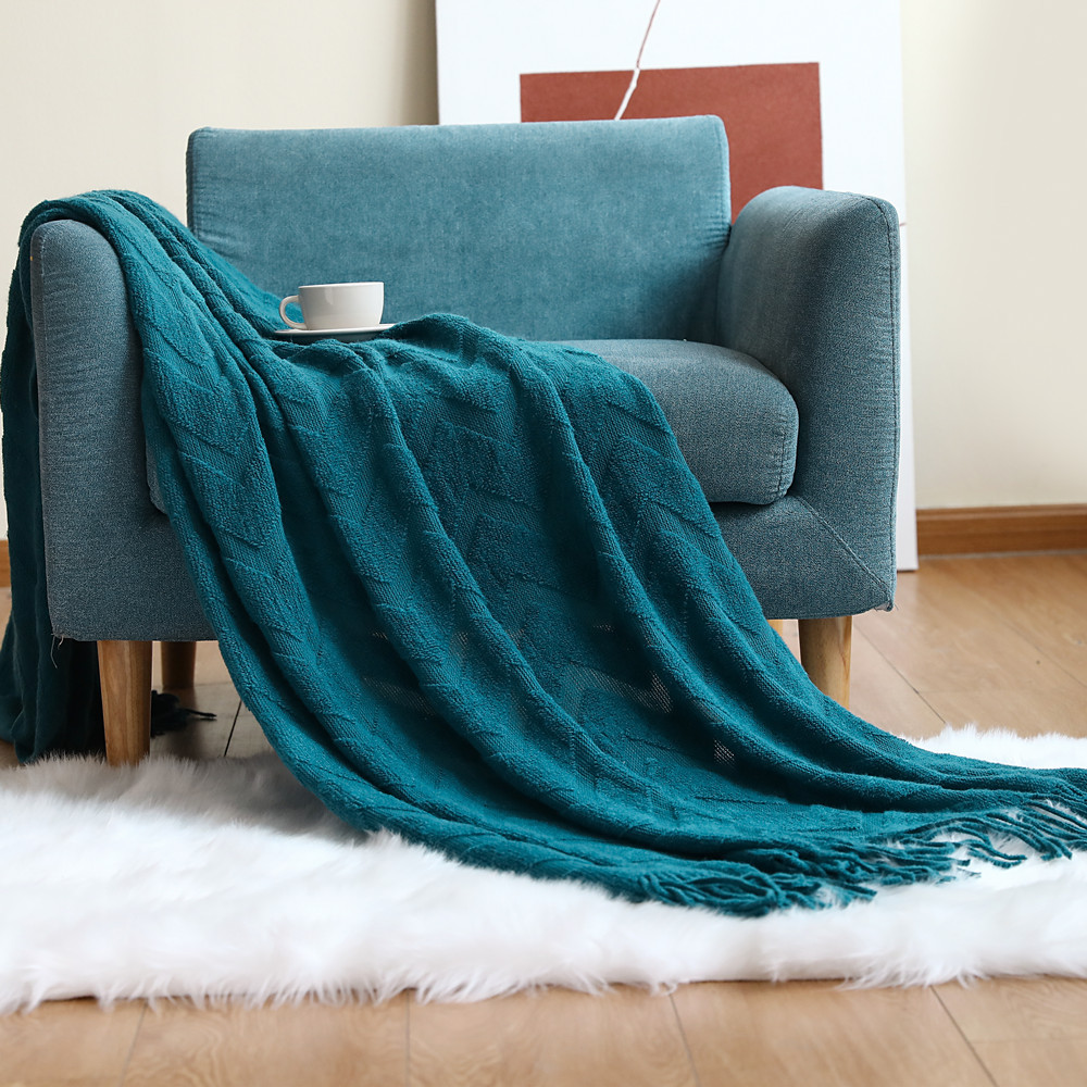 Herringbone Pattern Sofa Throw - Wool Blanket Herringbone recensie en prijs