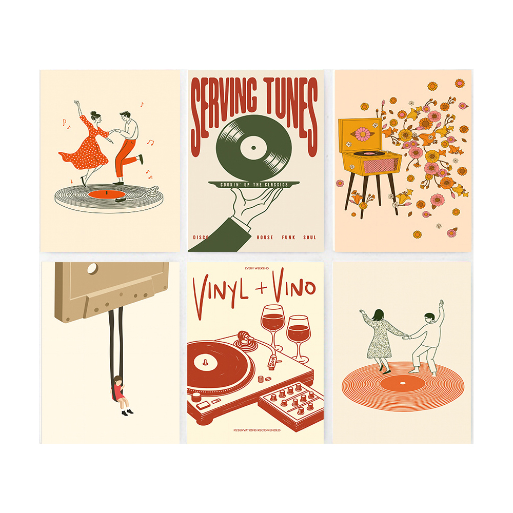 1pc Vintage Music Canvas Poste - Vintage Home Textiles recensie en prijs