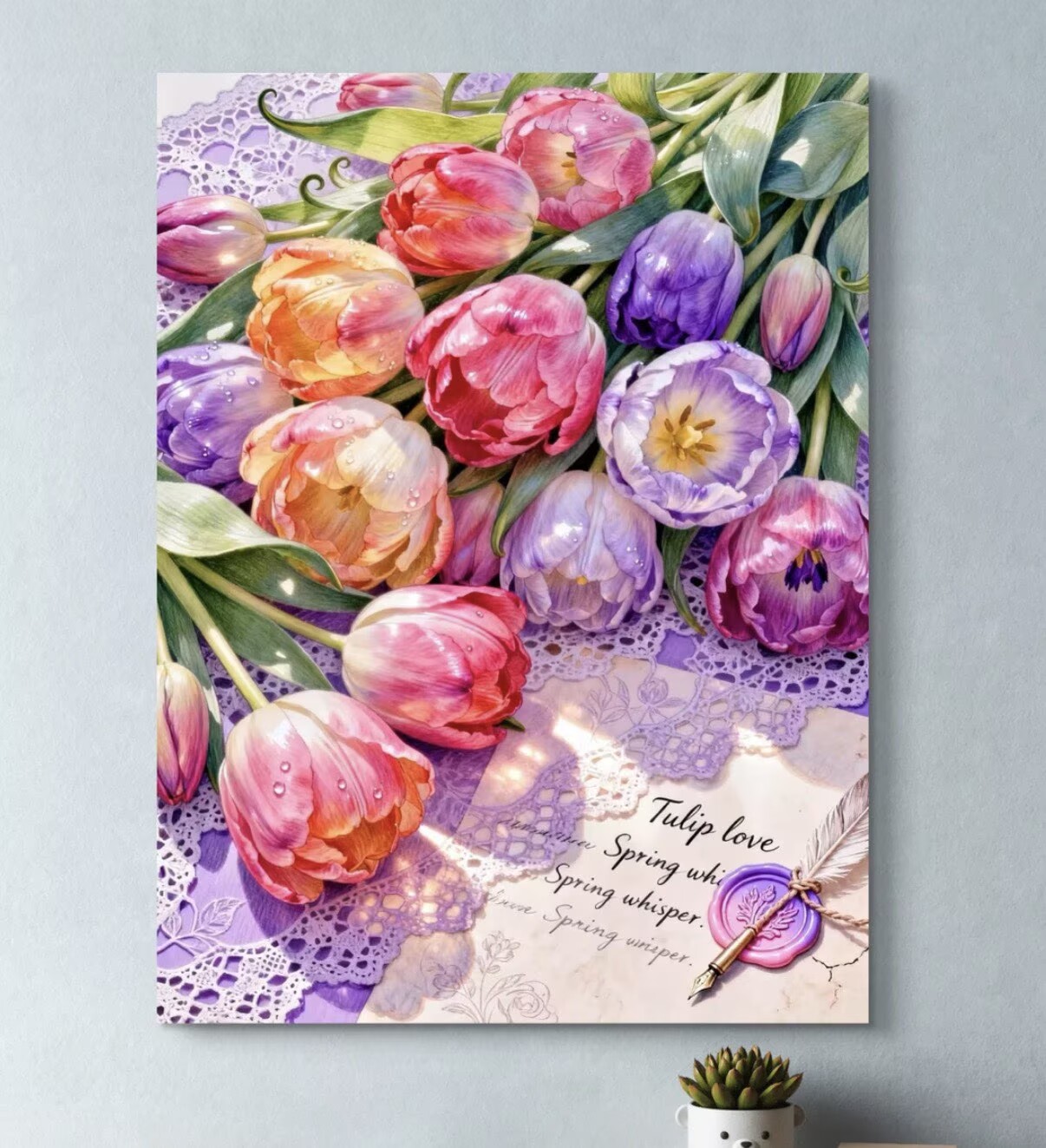 9CT 14ct tulip letter paper Pr - Home Textiles Discount recensie en prijs
