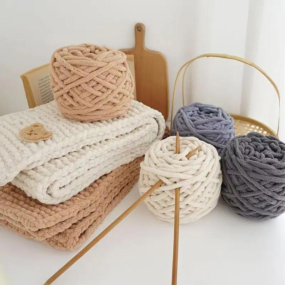 1PCS 100g Chenille Knitting Ya - Wool Blanket Herringbone recensie en prijs