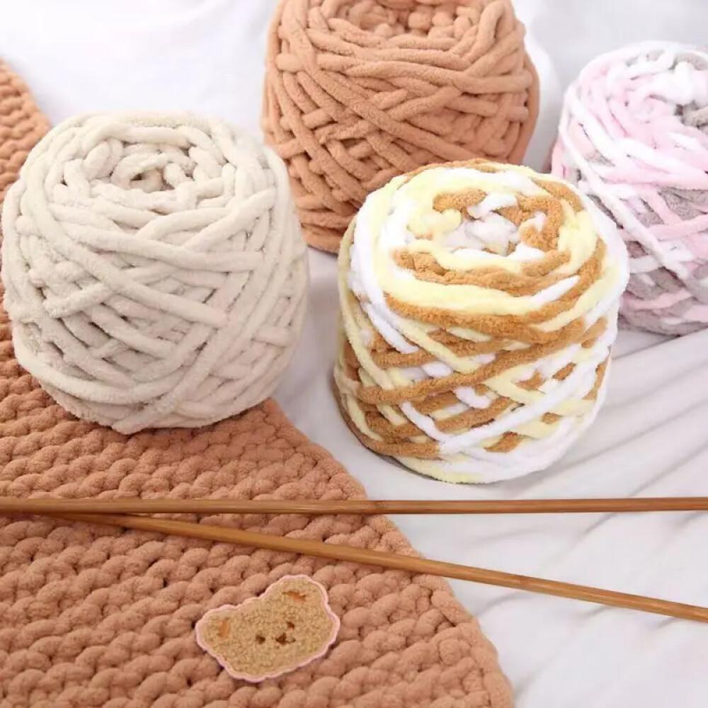 1PCS 100g Chenille Knitting Ya - Wool Blanket Herringbone recensie en prijs