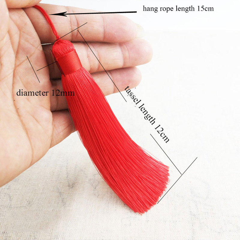 1Pcs 12CM Polyester Silk Beads - Home Ec Textiles recensie en prijs