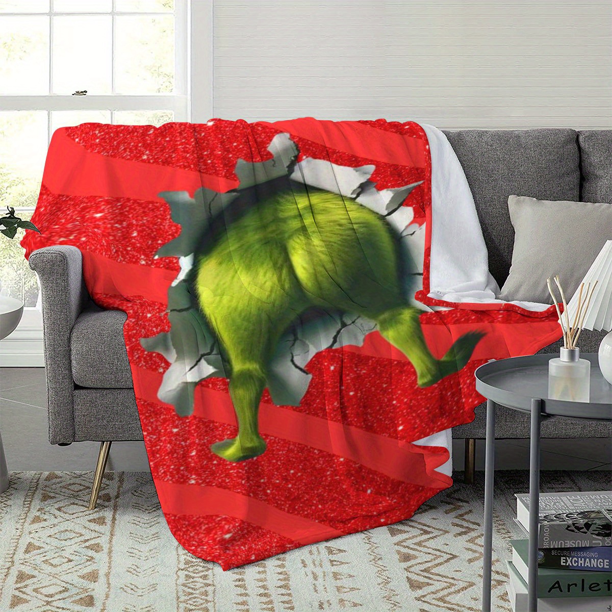 A plush wool blanket featuring - Home Textiles Images recensie en prijs