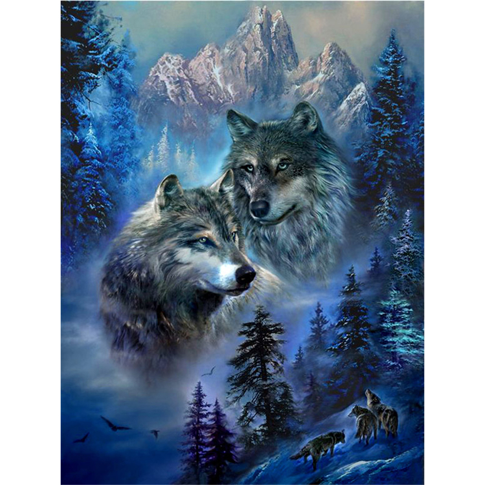 Animal Wolf DIY 11CT Embroider - Home Textiles Discount recensie en prijs