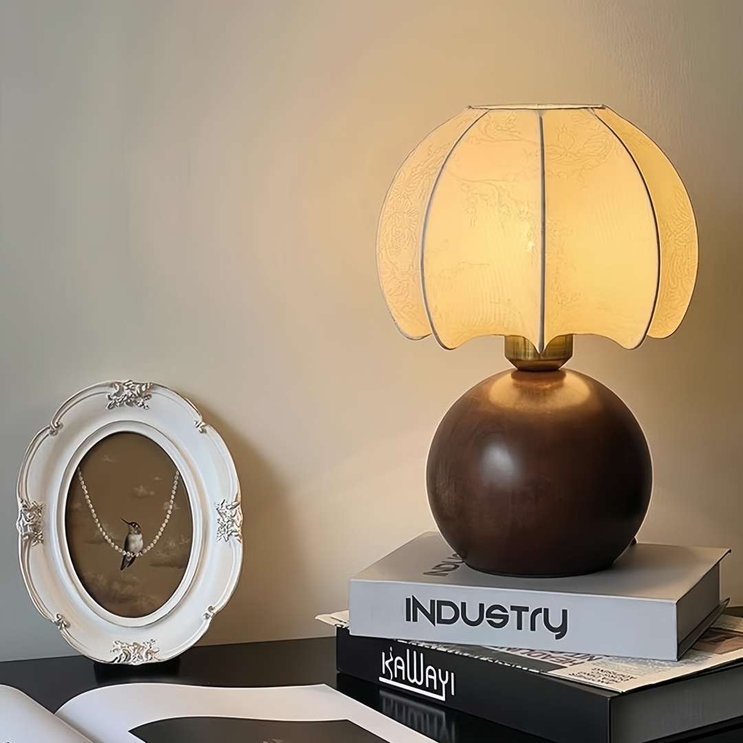 Vintage floral table lamp, med - Vintage Home Textiles recensie en prijs