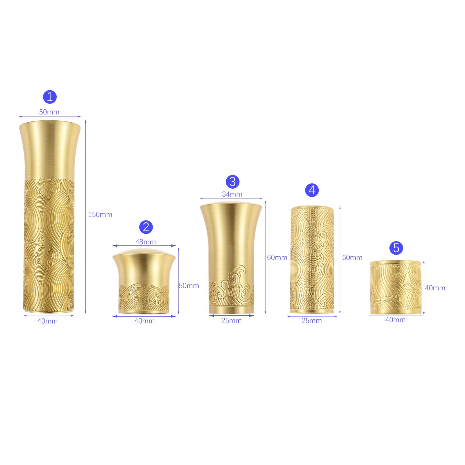 Vintage Brass Furniture Leg Co - Vintage Home Textiles recensie en prijs