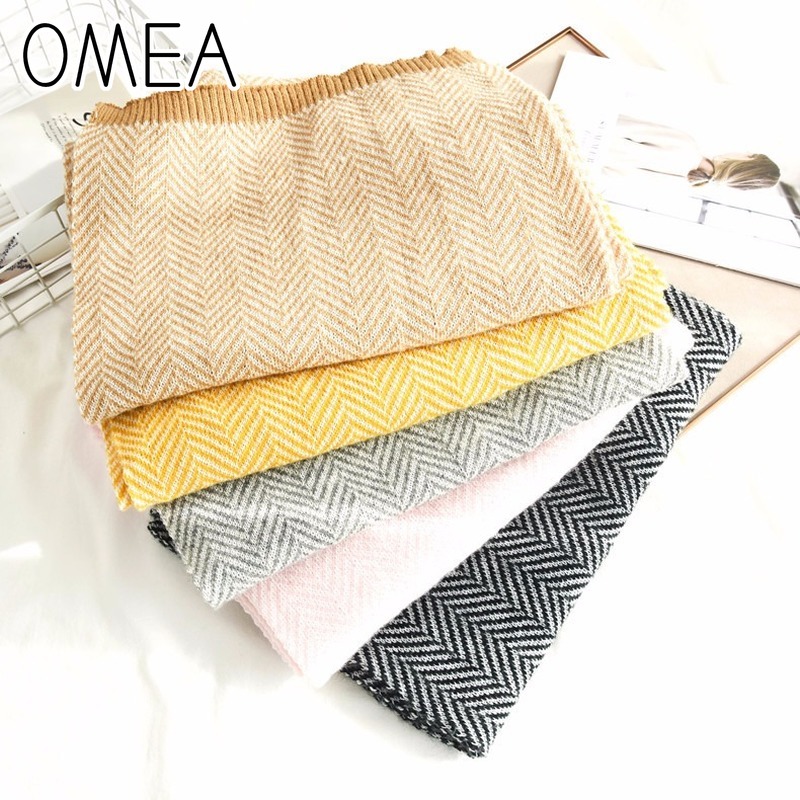 OMEA 2019 Cashmere Scarf Winte - Wool Blanket Herringbone recensie en prijs