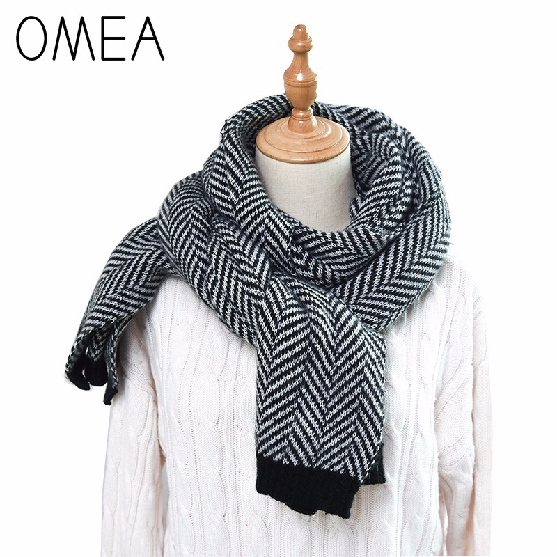 OMEA 2019 Cashmere Scarf Winte - Wool Blanket Herringbone recensie en prijs