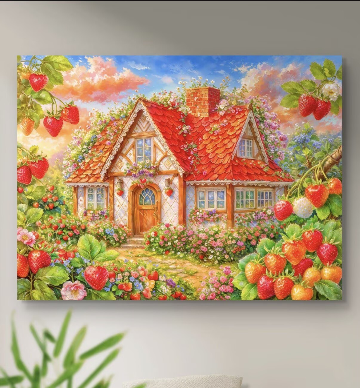 9ct 100x75cm Strawberry Cottag - Home Textiles Discount recensie en prijs