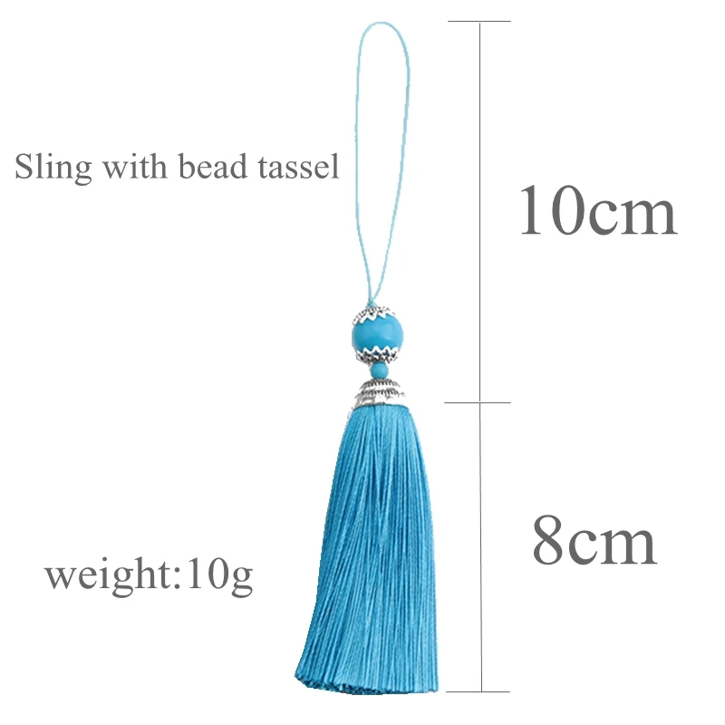 2/5Pcs 8CM Silk Tassel with Ac - Home Ec Textiles recensie en prijs