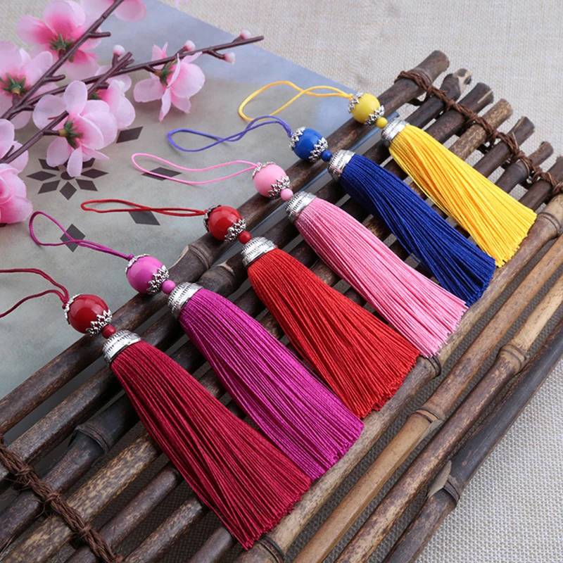 2/5Pcs 8CM Silk Tassel with Ac - Home Ec Textiles recensie en prijs