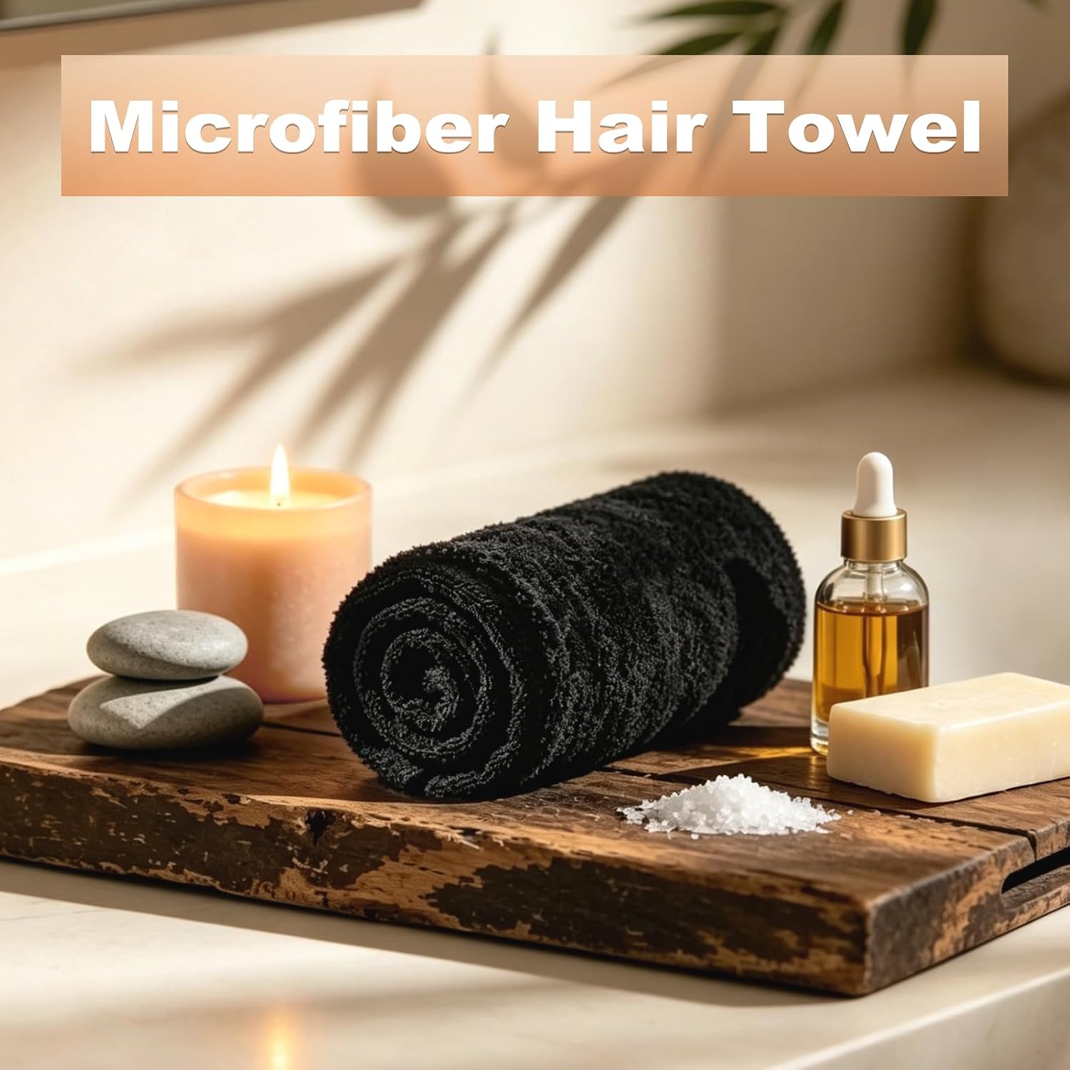 6 Pack Black Salon Towels Supe - Home Textiles Images recensie en prijs