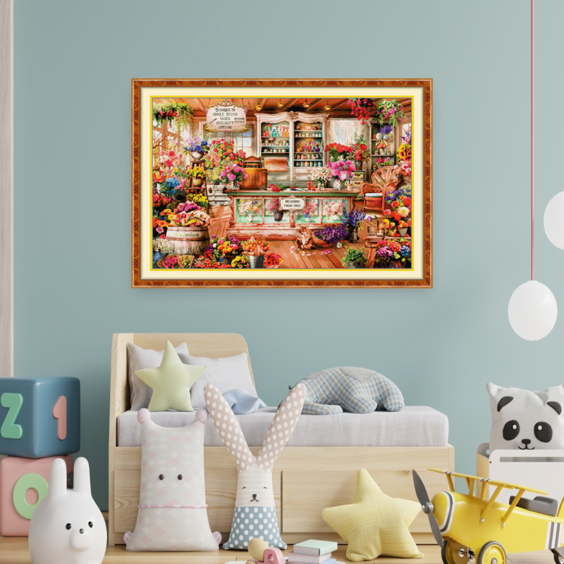 Joy Sunday Flower Shop Pattern - Home Textiles Discount recensie en prijs