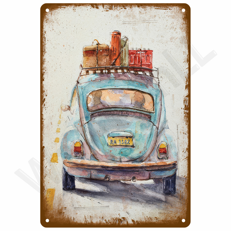 Vintage Metal Plate Tin Sign P - Vintage Home Textiles recensie en prijs