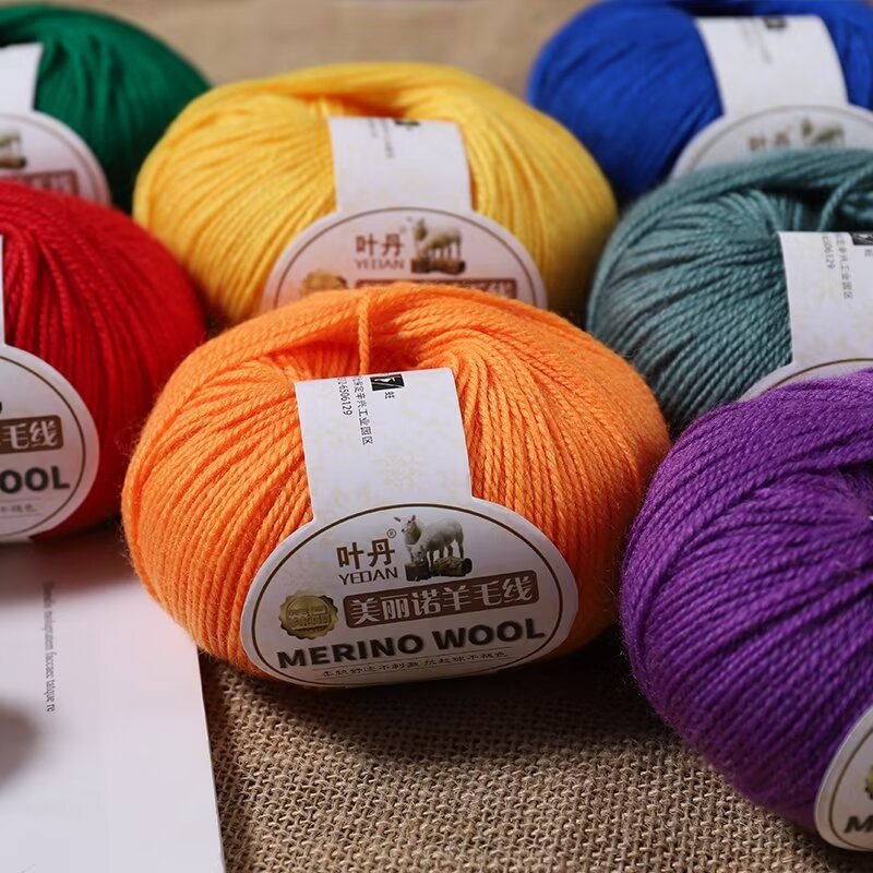 50g/Pc Hand knitting Merino Wo - Wool Blanket Herringbone recensie en prijs