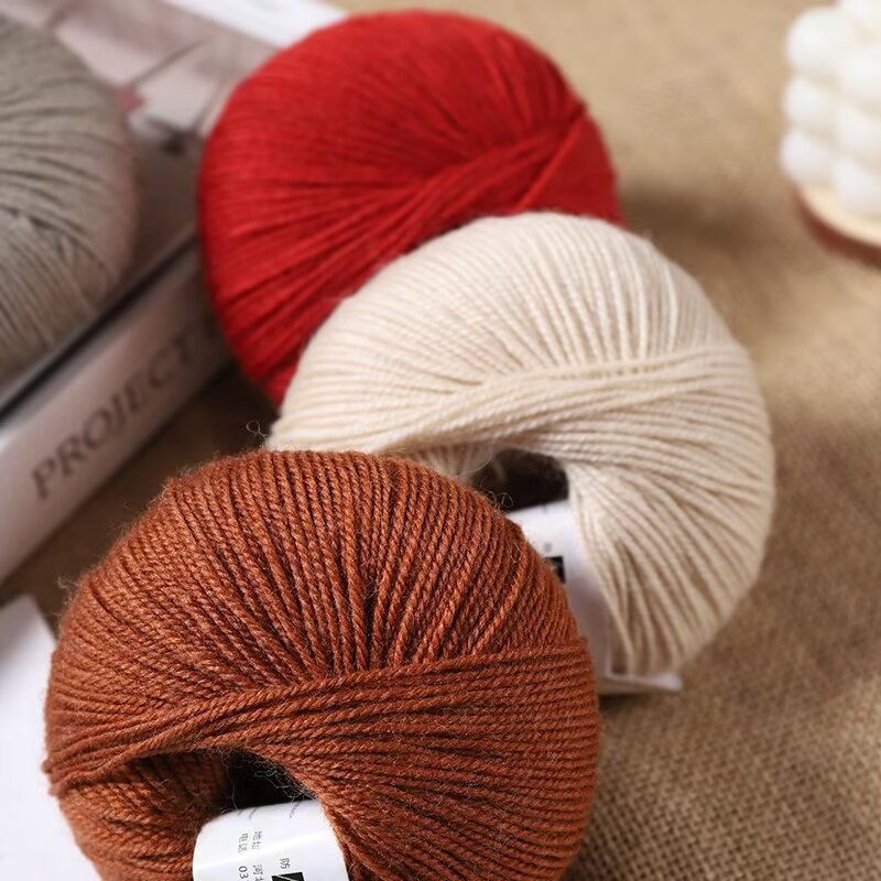 50g/Pc Hand knitting Merino Wo - Wool Blanket Herringbone recensie en prijs