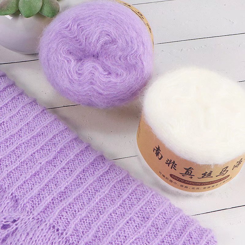 1Pc 50g Mohair Yarn for knitti - Wool Blanket Herringbone recensie en prijs