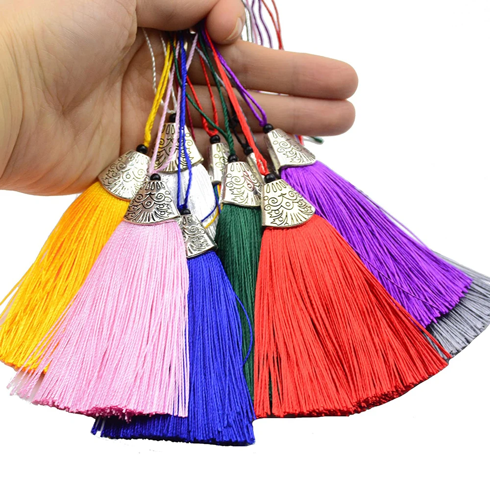 5/10Pcs Silky Handmade Tassels - Home Ec Textiles recensie en prijs