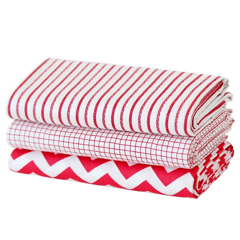 160x50cm Red Strip Wave Twill  - Home Textiles Discount recensie en prijs
