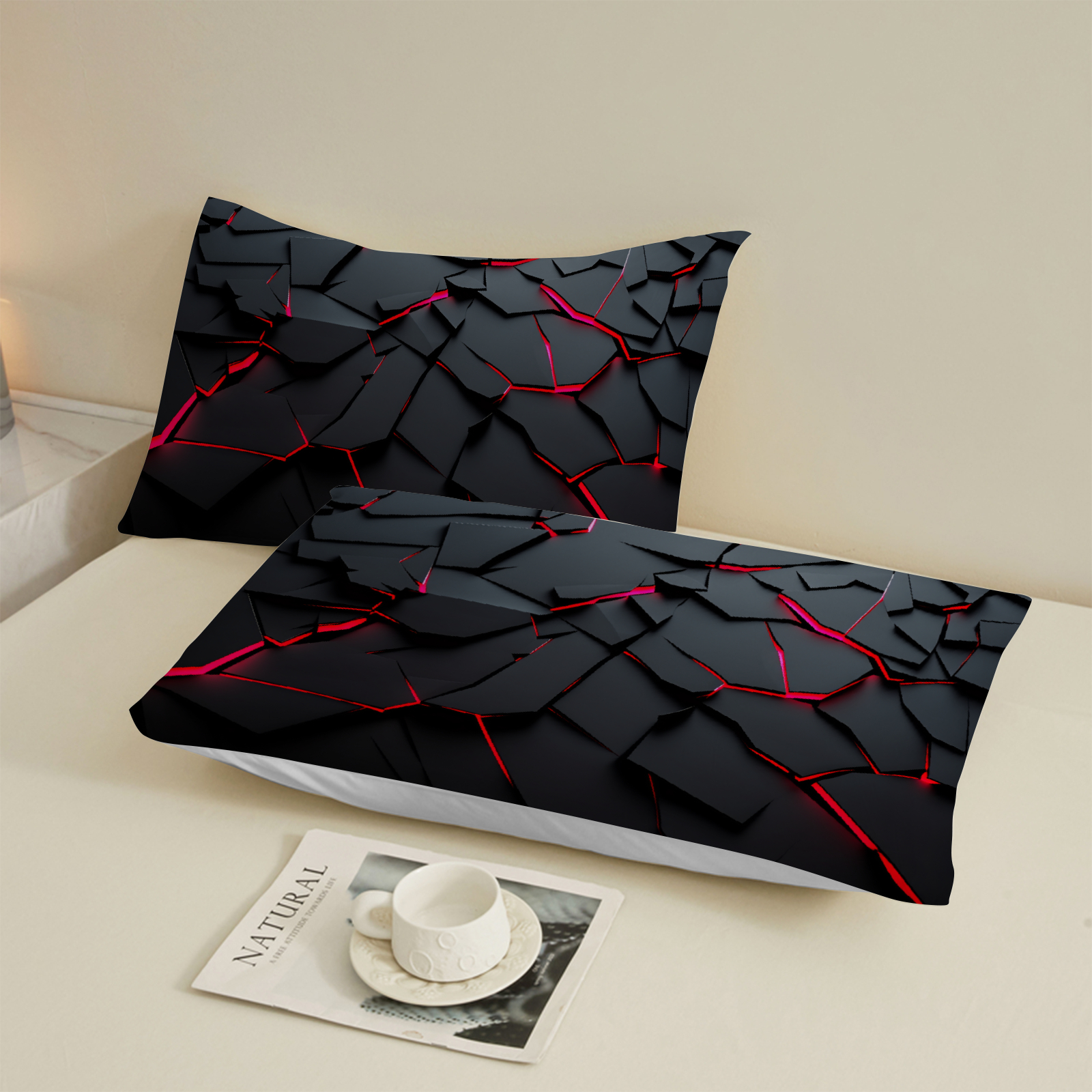 3Pcs Lightning Glow Fitted She - Home Textiles Discount recensie en prijs