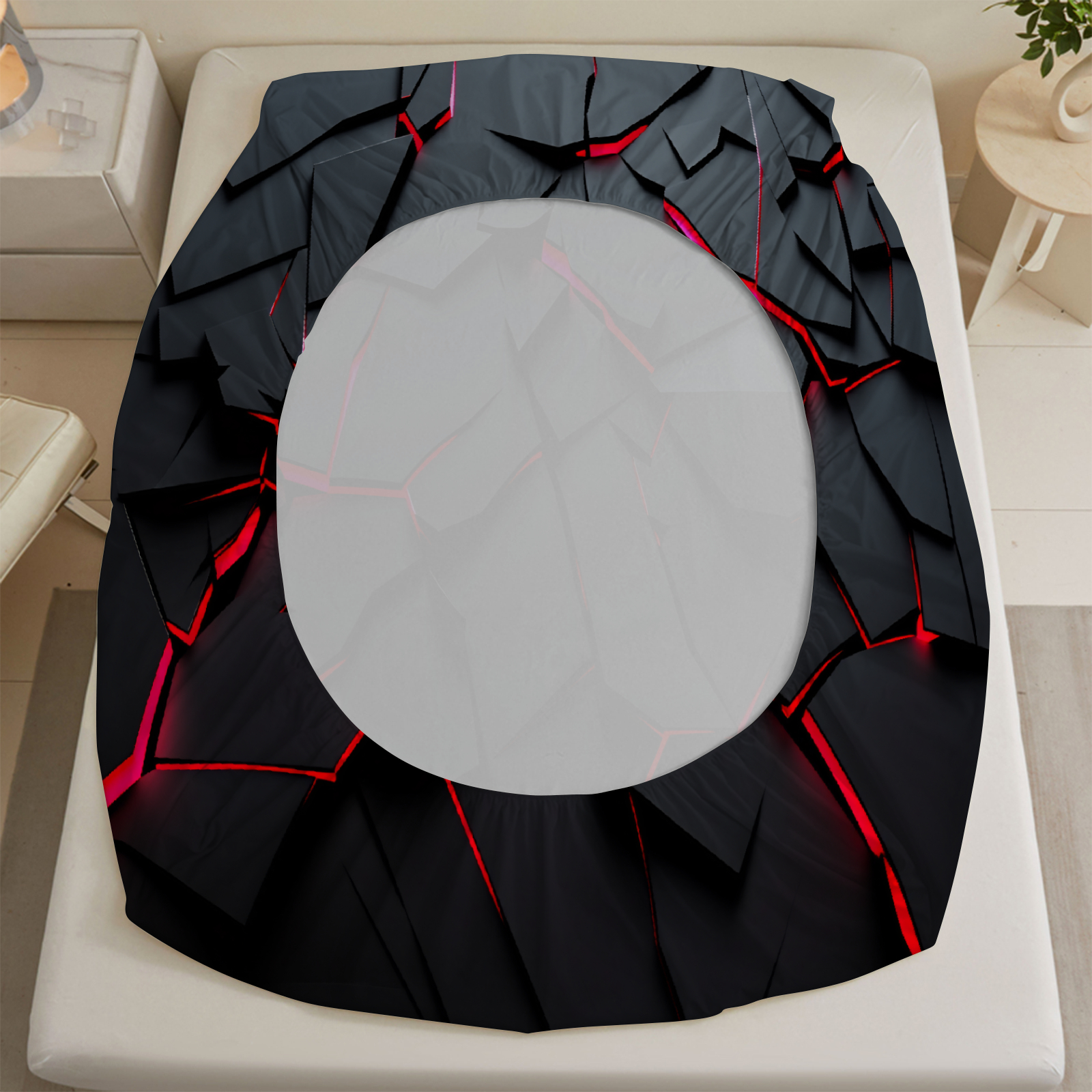 3Pcs Lightning Glow Fitted She - Home Textiles Discount recensie en prijs